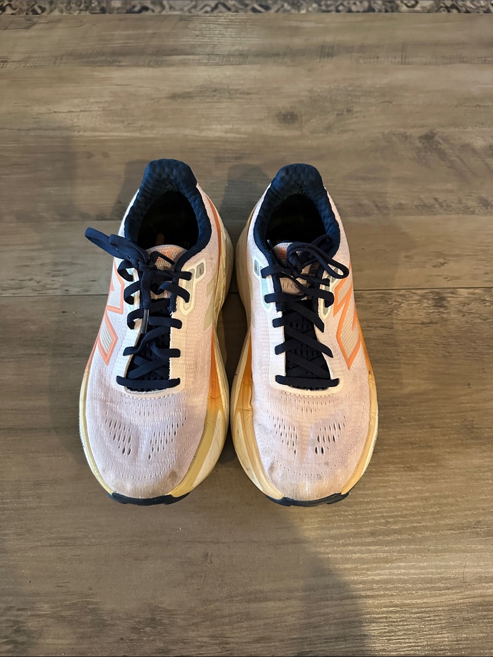 New Balance Pink & Navy Athletic Running Shoes